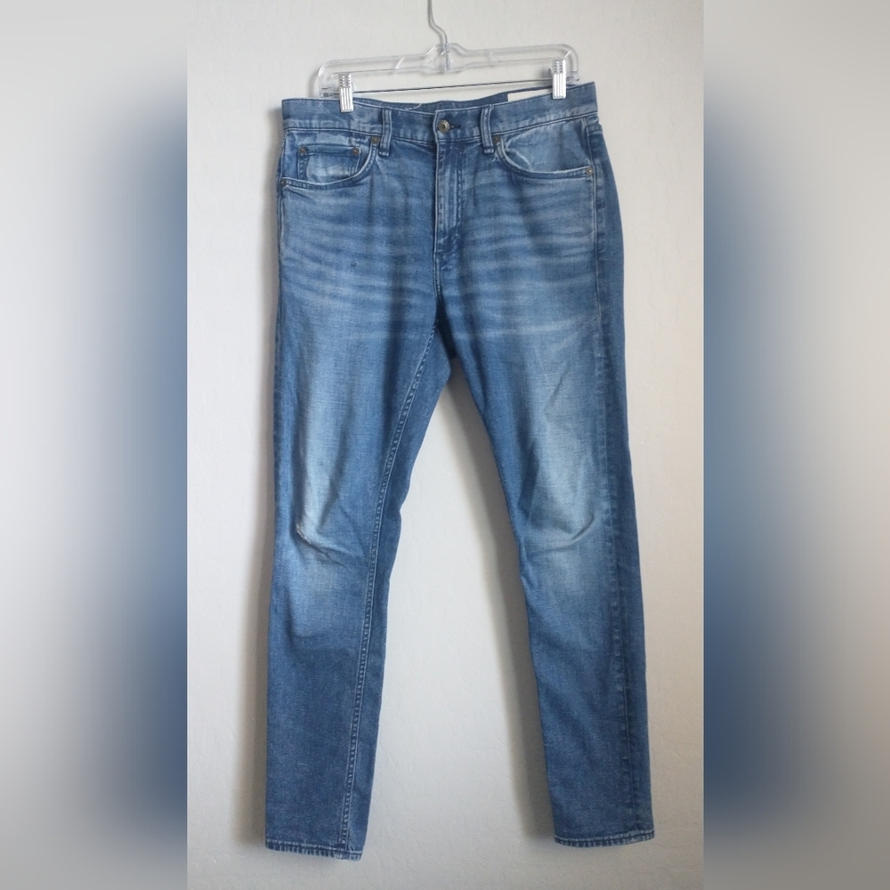 Rag & Bone Men's Classic Blue Jeans Skinny Fit-1  32 Waist